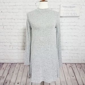 Mossimo Grey Long Sleeve Sweater Dress | M
